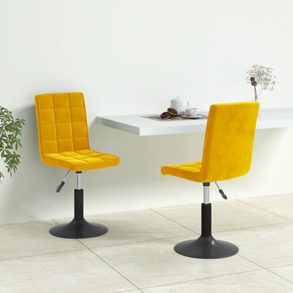 Sillas De Comedor Giratorias 2 Uds Terciopelo