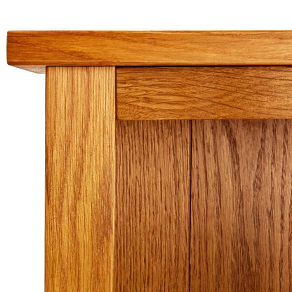 Estantería De 5 Niveles De Madera Maciza De Roble