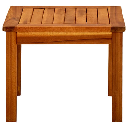 Mesa De Centro De Jardín Madera Maciza De Acacia
