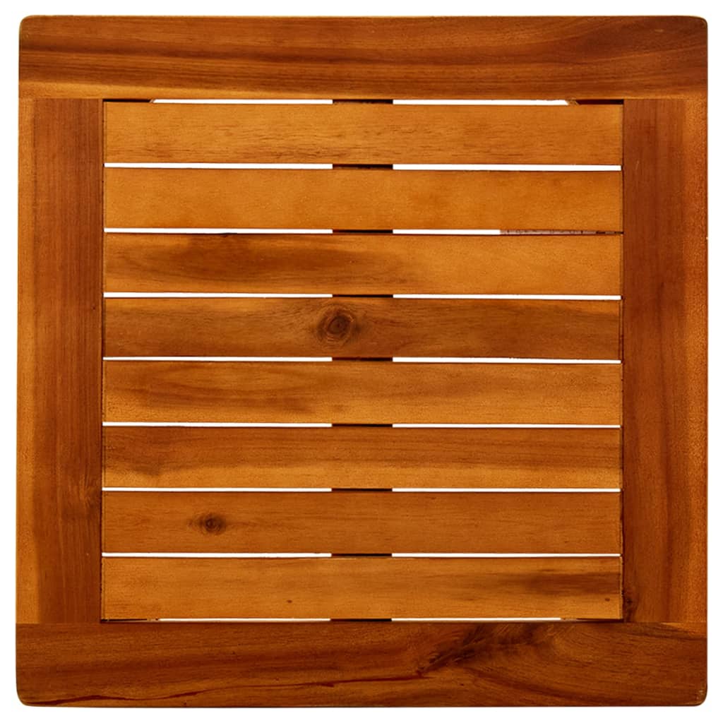 Mesa De Centro De Jardín Madera Maciza De Acacia