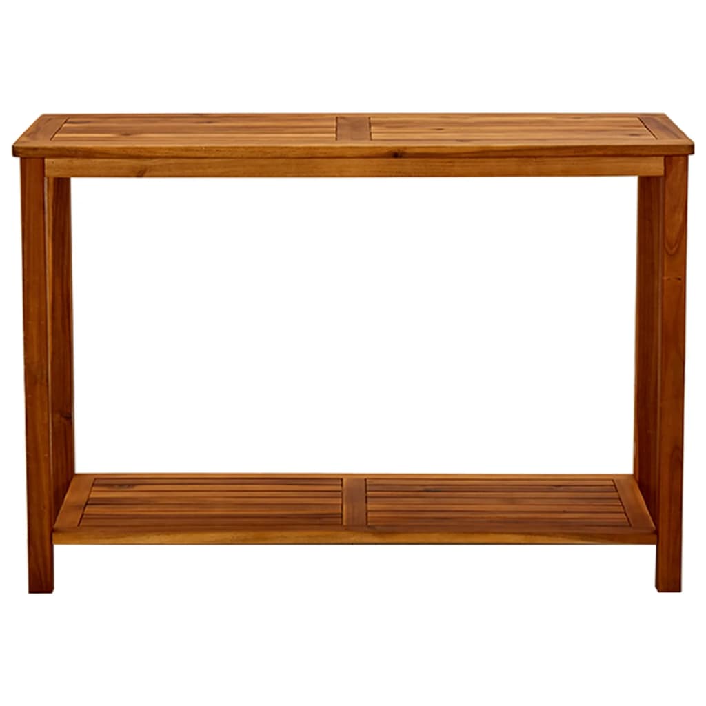 Mesa Consola De Jardín Madera Maciza De Acacia