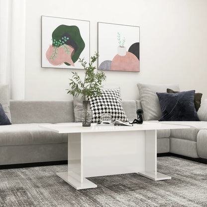 Mesa De Centro De Madera Contrachapada 103,5X60X40 Cm