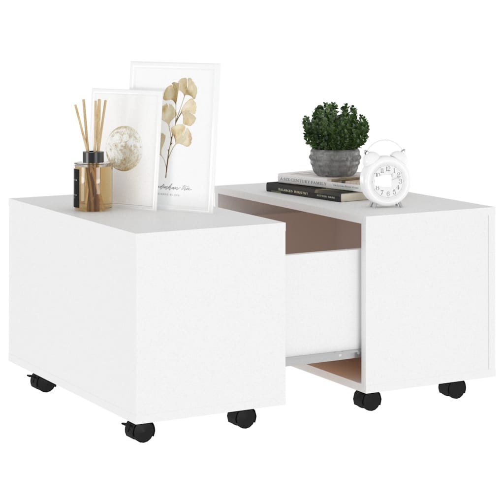 Mesa De Centro Madera Contrachapada 60X60X38 Cm
