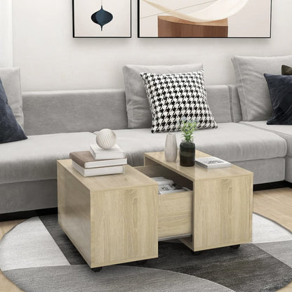 Mesa De Centro Madera Contrachapada 60X60X38 Cm