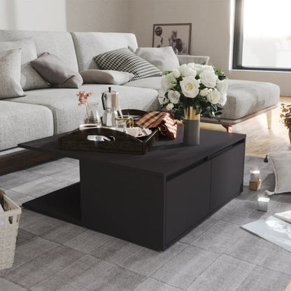 Mesa De Centro Madera Contrachapada 80X80X31 Cm