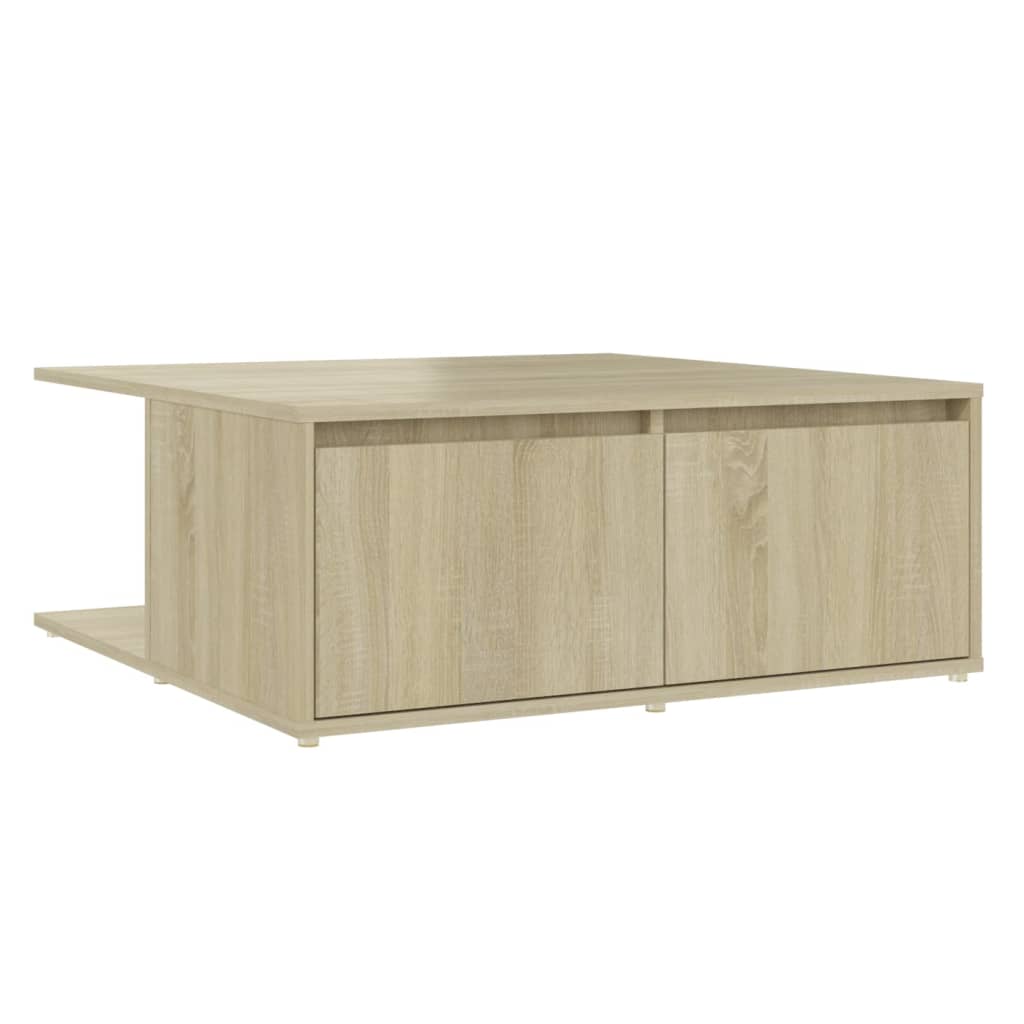 Mesa De Centro Madera Contrachapada 80X80X31 Cm