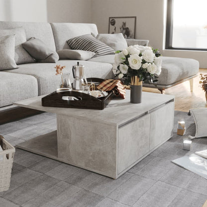 Mesa De Centro Madera Contrachapada 80X80X31 Cm