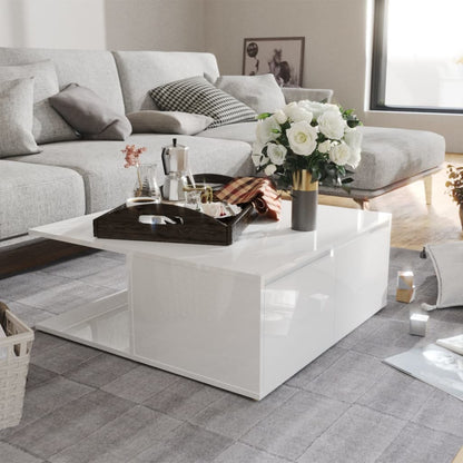 Mesa De Centro Madera Contrachapada 80X80X31 Cm