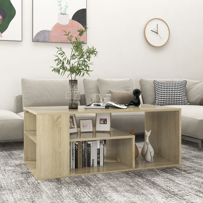 Mesa De Centro Madera Contrachapada 100X50X40 Cm