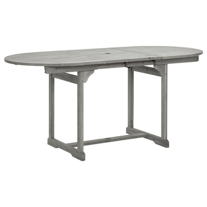 Juego De Comedor De Jardín 5 Piezas Madera Maciza De Acacia