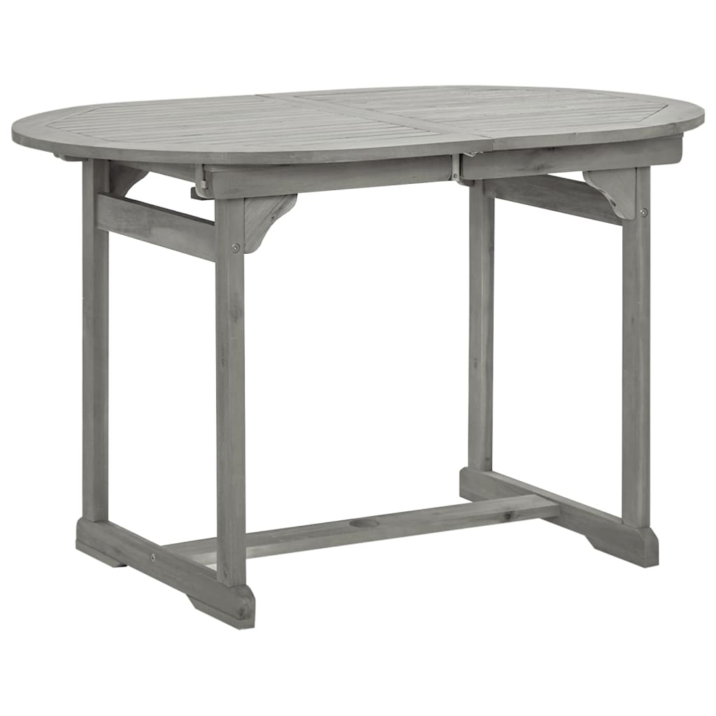 Juego De Comedor De Jardín 5 Piezas Madera Maciza De Acacia
