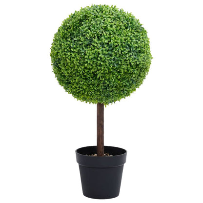 Planta De Boj Artificial Con Macetero Verde 100 Cm