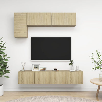 Conjunto De Mueble De Tv 5 Pcs