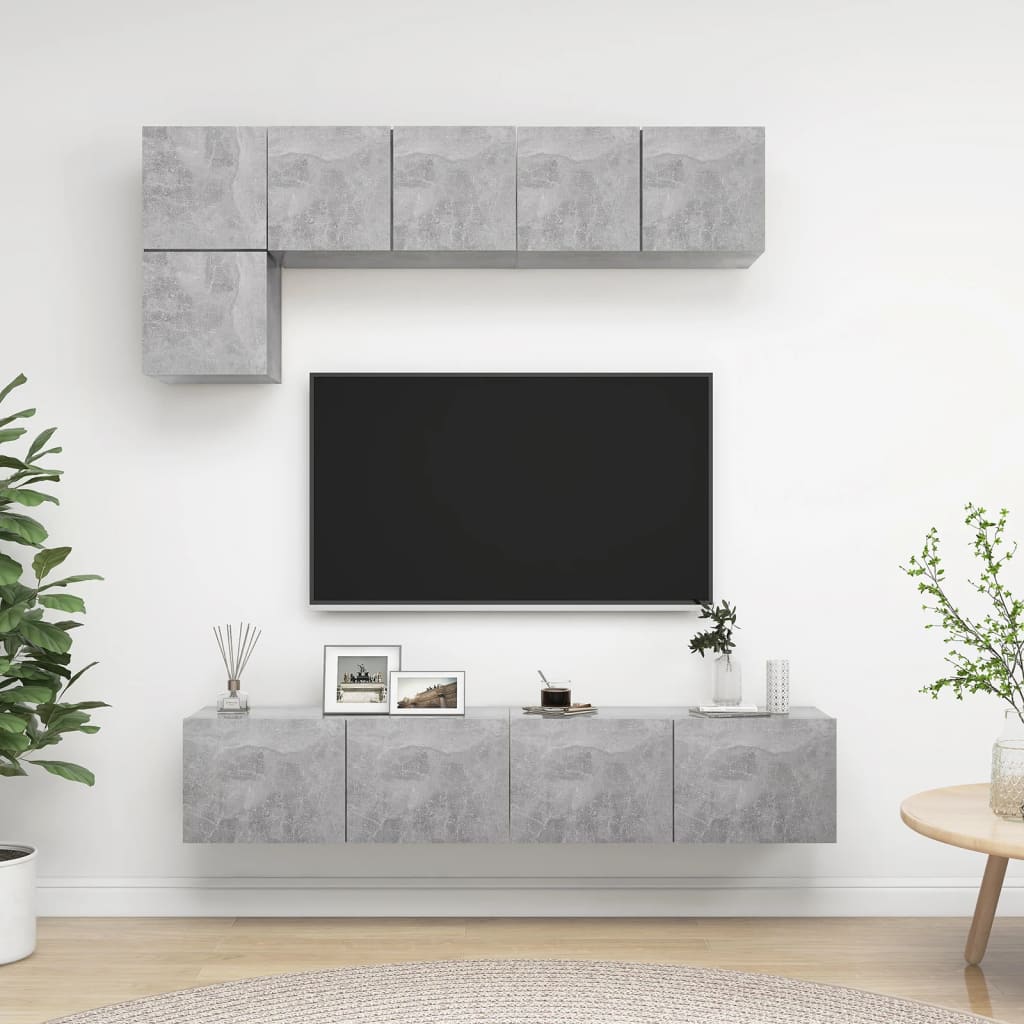 Conjunto De Mueble De Tv 5 Pcs