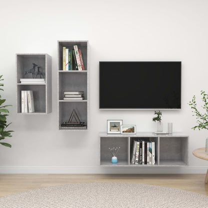 Conjunto De Mueble De Tv 37 X 37 X 107 Cm