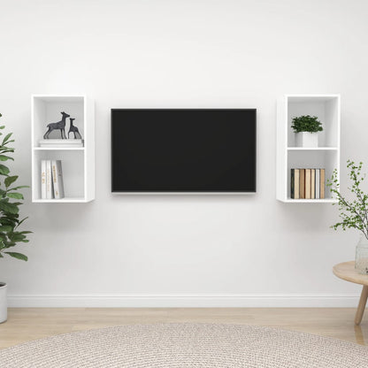 Conjunto De Mueble De Tv 2 Pcs 37 X 37 X 72 Cm