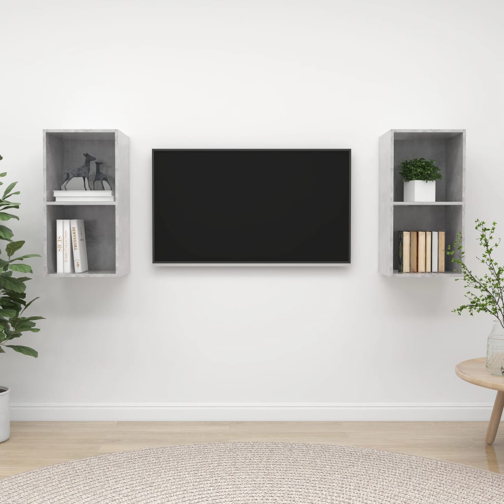 Conjunto De Mueble De Tv 2 Pcs 37 X 37 X 72 Cm