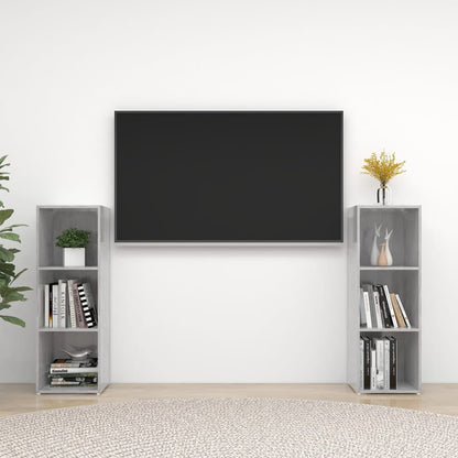 Conjunto De Mueble De Tv 2 Pcs Roble Artesanal 37 X 35 X