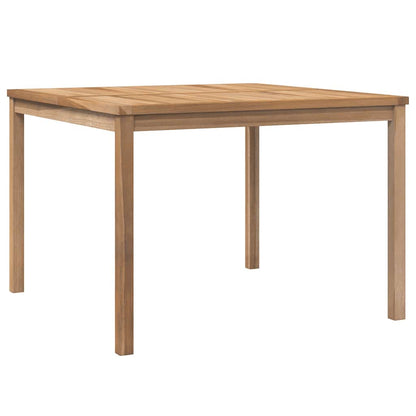 Mesa De Comedor De Jardín Madera Maciza De Teca
