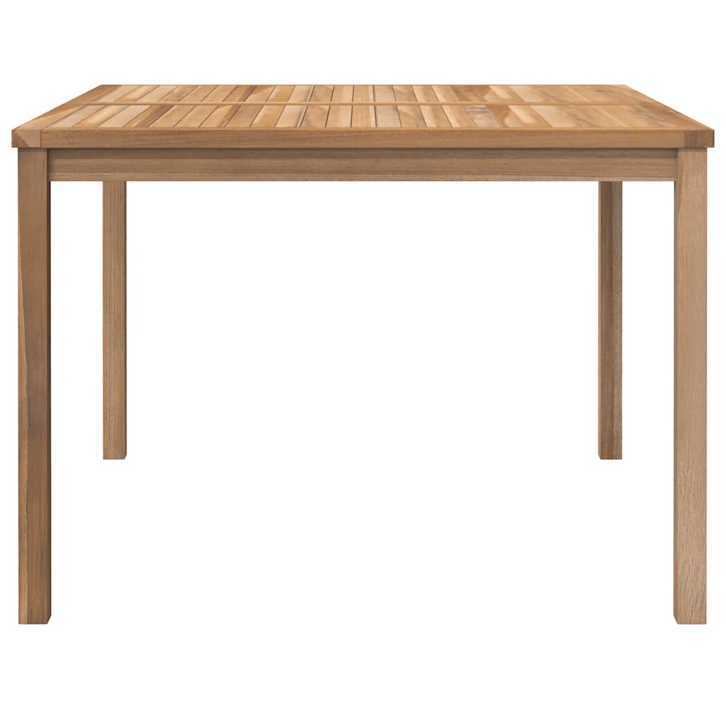 Mesa De Comedor De Jardín Madera Maciza De Teca