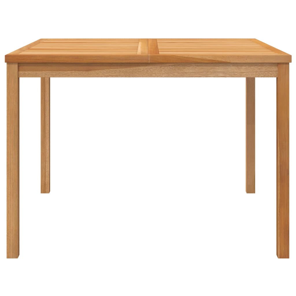 Mesa De Comedor De Jardín Madera Maciza De Teca