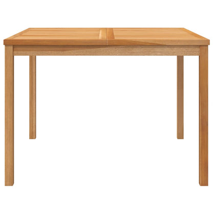 Mesa De Comedor De Jardín Madera Maciza De Teca