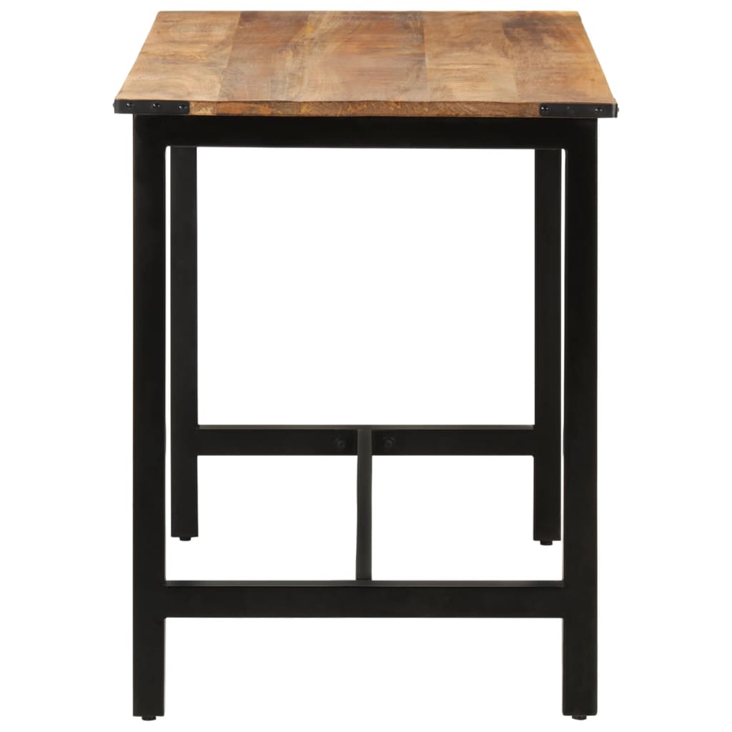 Mesa De Comedor Madera Maciza De Mango 110X60X76 Cm