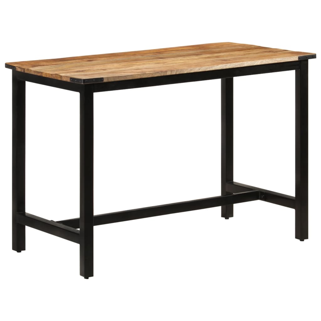 Mesa De Comedor Madera Maciza De Mango 110X60X76 Cm