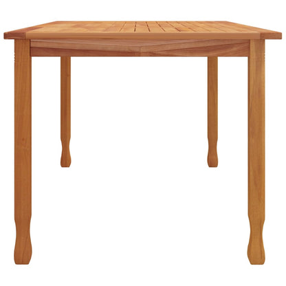 Mesa De Comedor De Jardín Madera Maciza De Teca