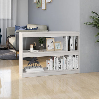 Estantería Divisor De Espacios Madera Pino 100X30X135,5Cm