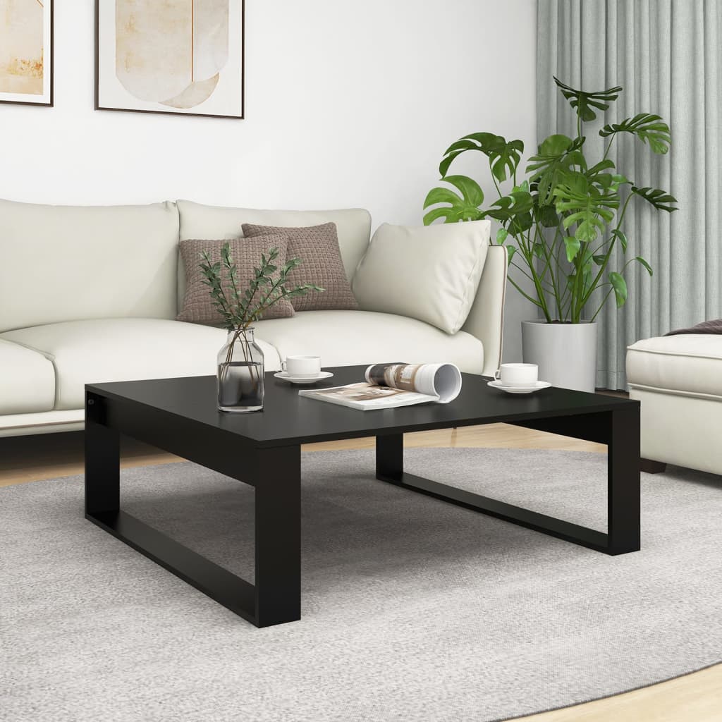 Mesa Auxiliar De Madera De Ingeniería Envejecida 50X50X35 Cm