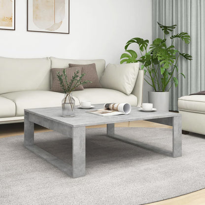Mesa Auxiliar De Madera De Ingeniería Envejecida 50X50X35 Cm