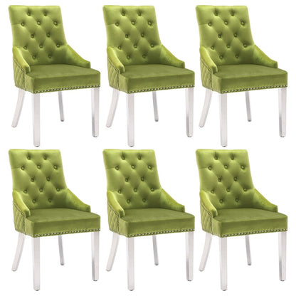 Sillas De Comedor 2 Unidades De Terciopelo