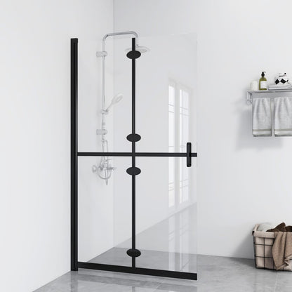 Mampara De Ducha Plegable Vidrio Esg Esmerilado