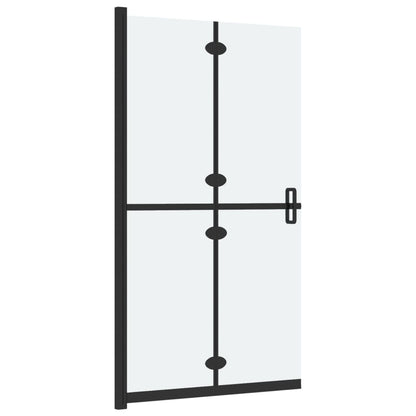 Mampara De Ducha Plegable Vidrio Esg Esmerilado