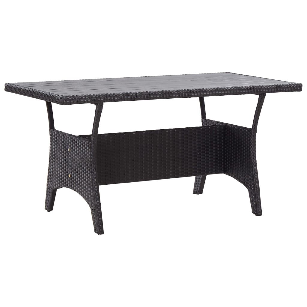 Mesa De Jardín Ratán Sintético