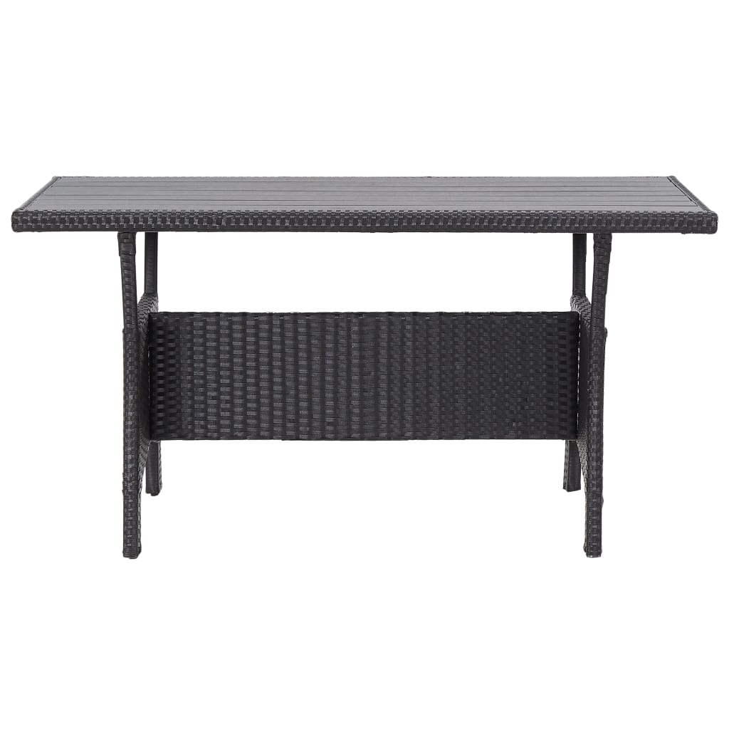 Mesa De Jardín Ratán Sintético