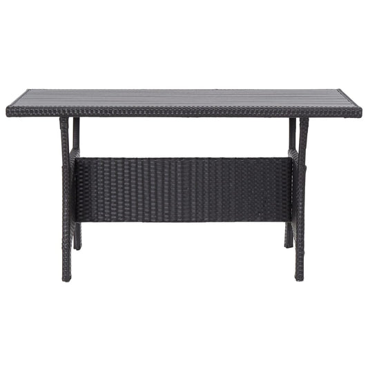 Mesa De Jardín Ratán Sintético