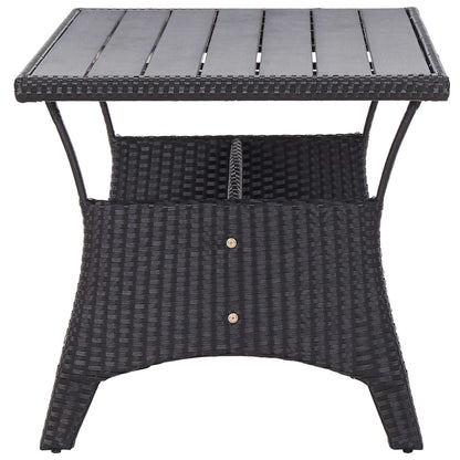 Mesa De Jardín Ratán Sintético