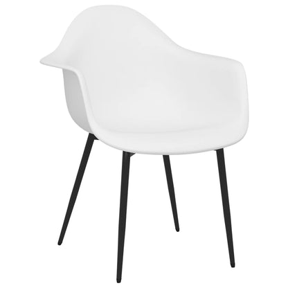 Sillas De Comedor 4 Unidades Blancas Pp