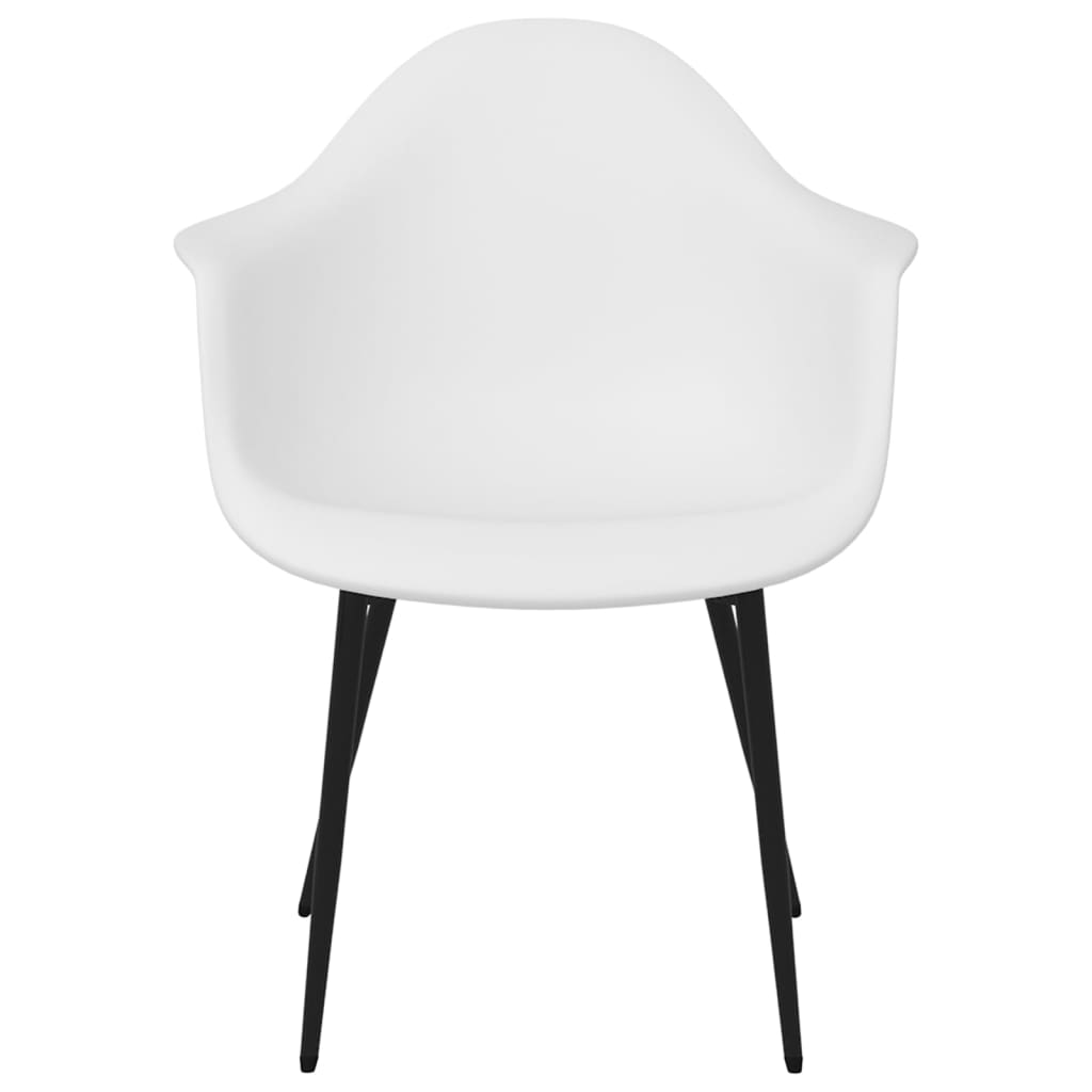 Sillas De Comedor 4 Unidades Blancas Pp