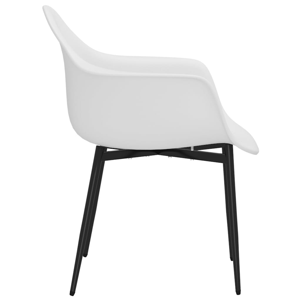Sillas De Comedor 4 Unidades Blancas Pp