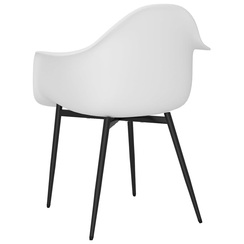 Sillas De Comedor 4 Unidades Blancas Pp
