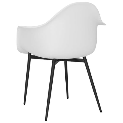 Sillas De Comedor 4 Unidades Blancas Pp