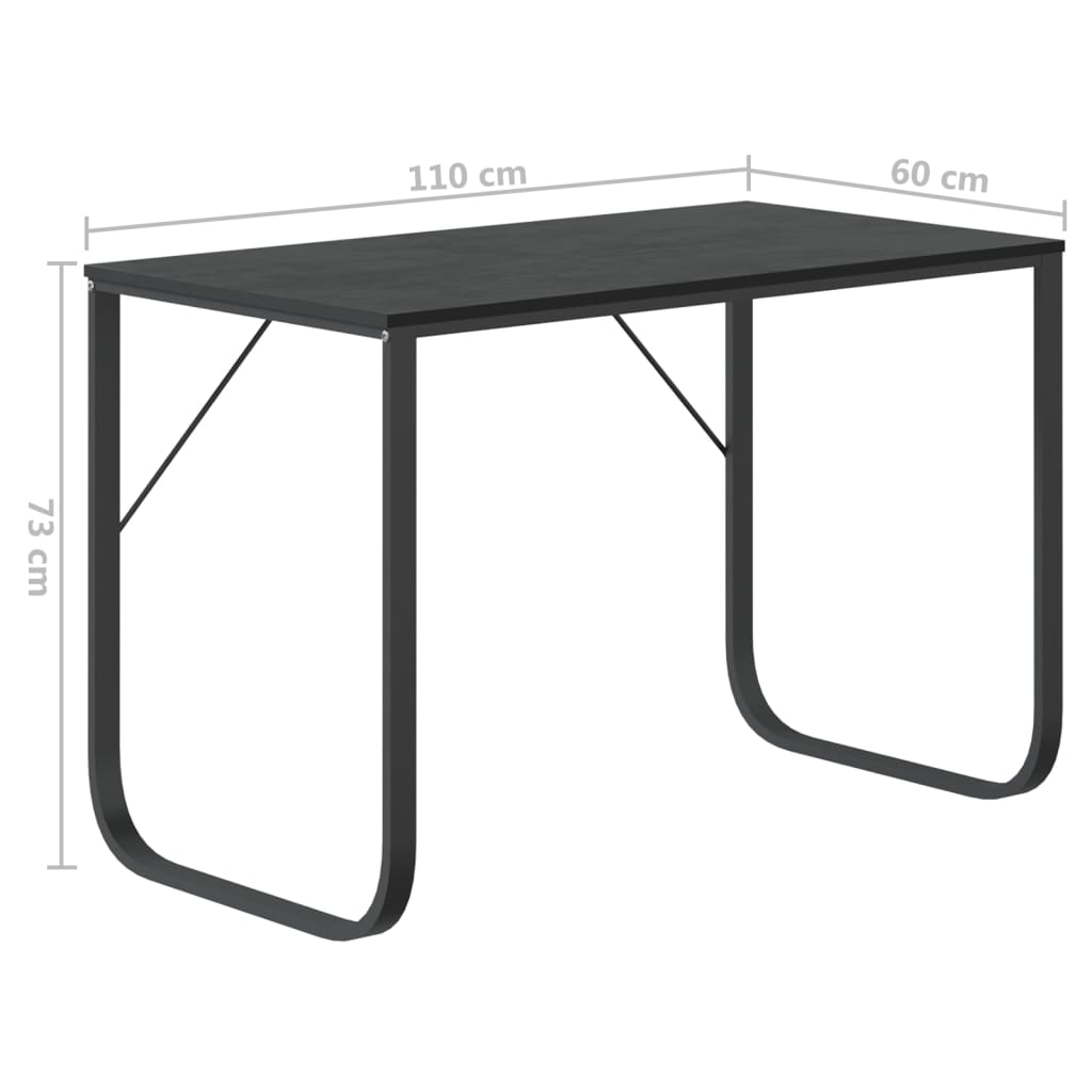Escritorio De Ordenador Madera De Ingeniería 110X60X73 Cm