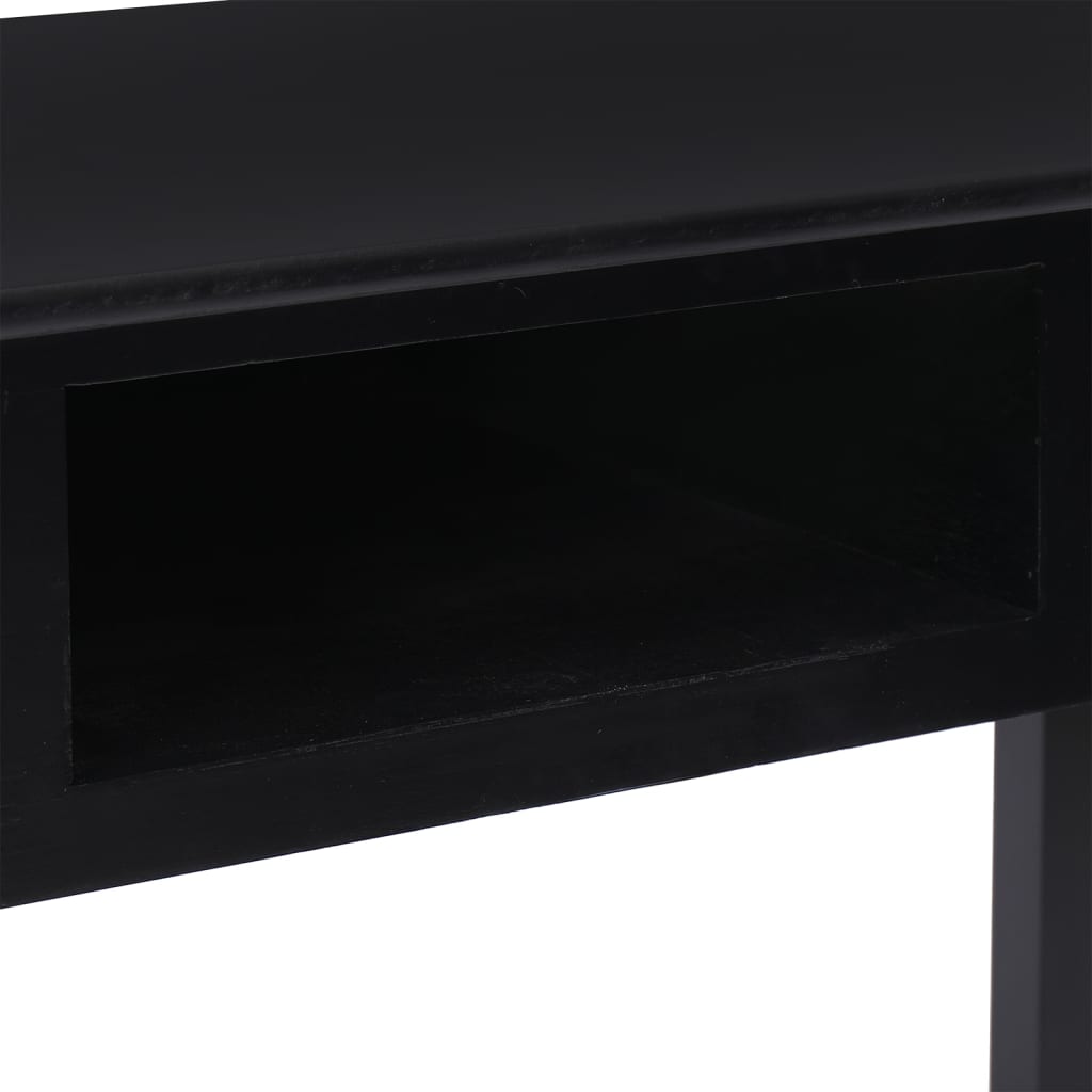 Escritorio De Madera Maciza De Paulownia 108X45X76 Cm