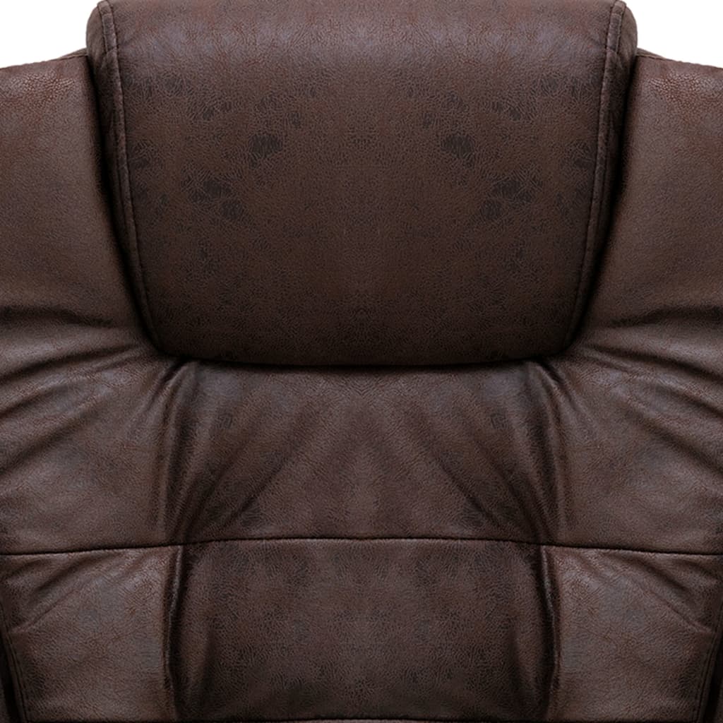 Silla De Oficina De Piel De Ante Sintética