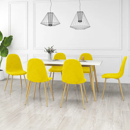 Sillas De Comedor 6 Uds Terciopelo