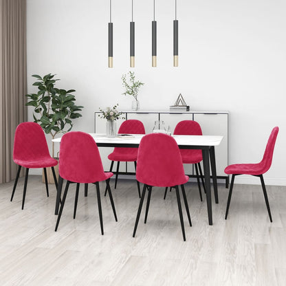 Sillas De Comedor 4 Uds Terciopelo