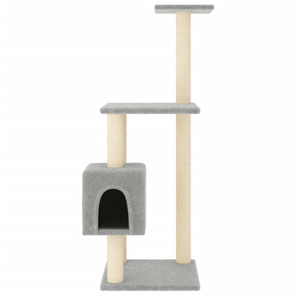 Rascador Para Gatos Con Postes De Sisal 104 Cm